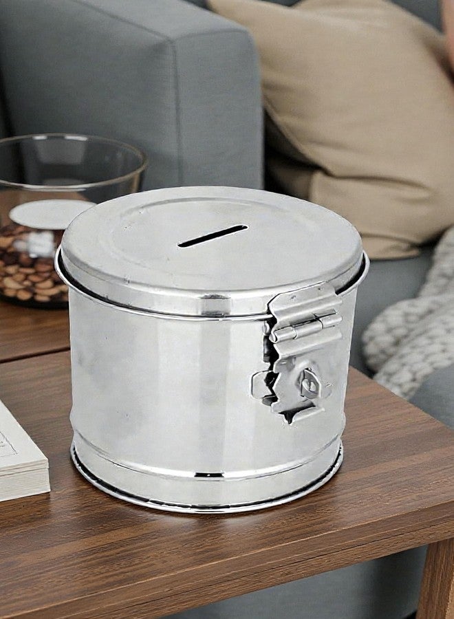 Standify® 1000ML Med Money Bank_A Stainless Steel Money Box Heavy Duty Bachat Gulak for Kids & Adults Unbreakable Piggy Bank. - Image 3